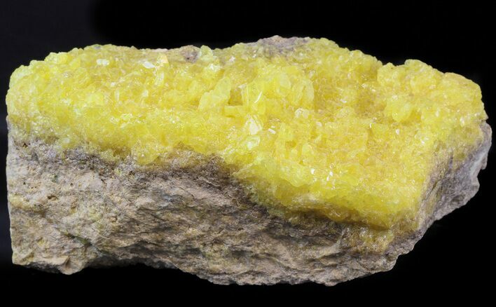 Sulfur Crystals on Matrix - Bolivia #45034